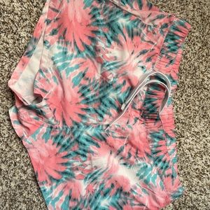 Tie dye board shorts